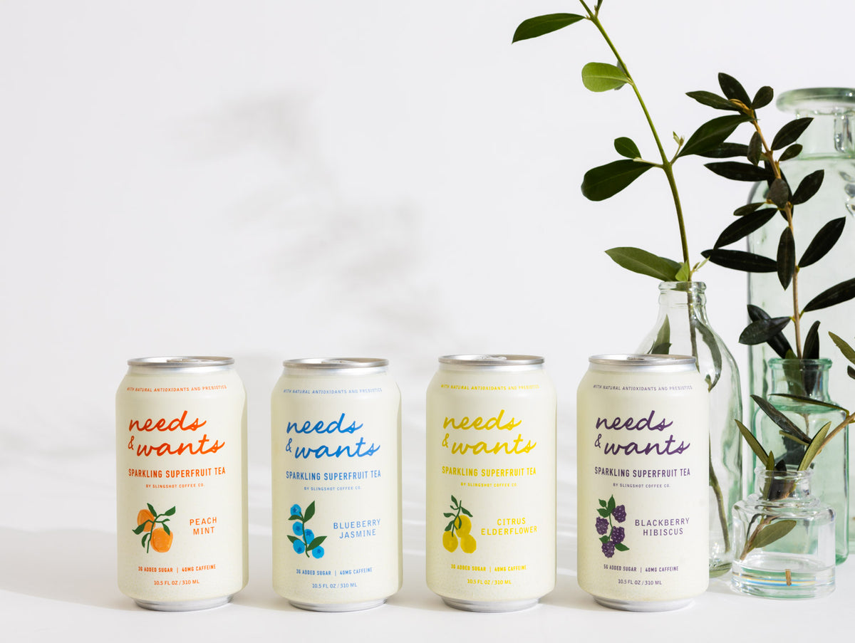 Needs & Wants - Citrus Elderflower Twelve Pack – Slingshot Coffee Co.